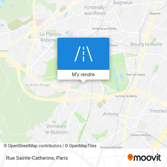 Rue Sainte-Catherine plan