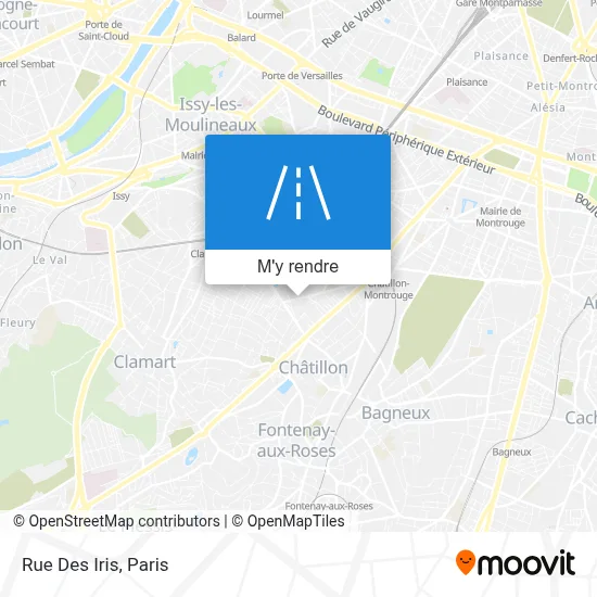 Rue Des Iris plan