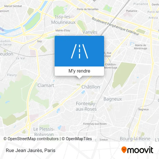 Rue Jean Jaurès plan