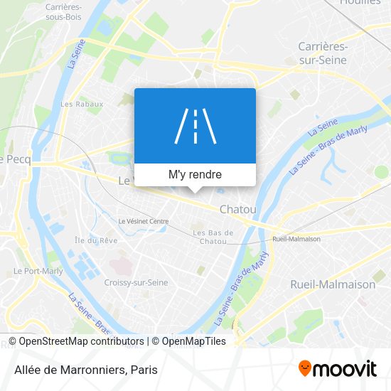 Allée de Marronniers plan