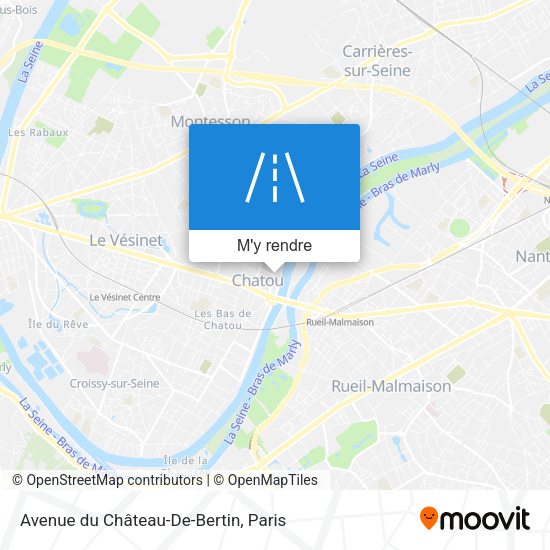 Avenue du Château-De-Bertin plan