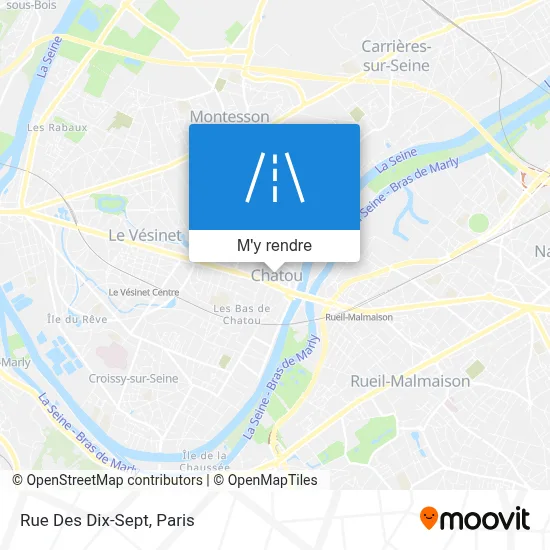Rue Des Dix-Sept plan