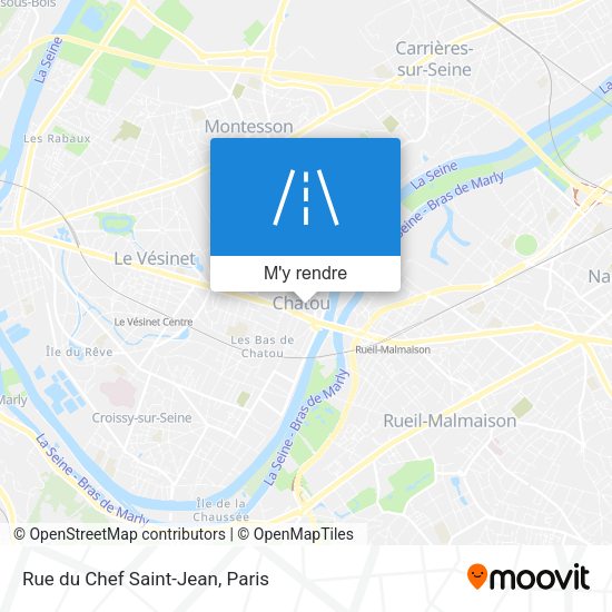 Rue du Chef Saint-Jean plan