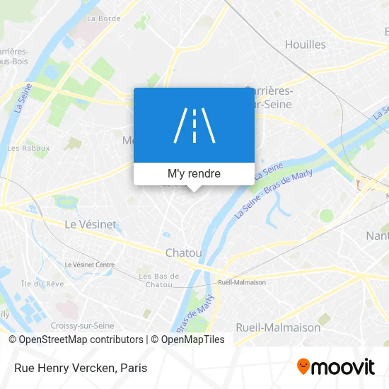 Rue Henry Vercken plan