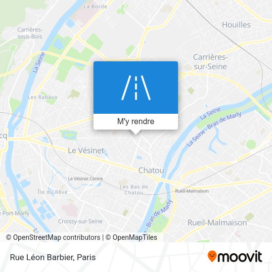 Rue Léon Barbier plan
