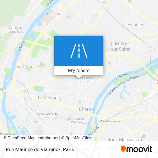 Rue Maurice de Vlaminck plan