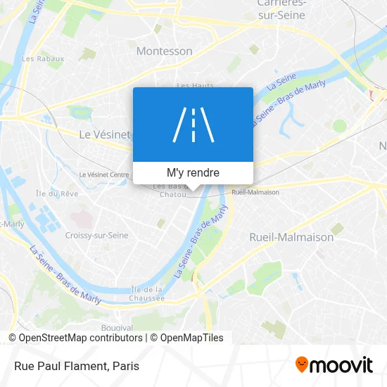 Rue Paul Flament plan