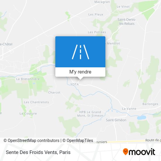 Sente Des Froids Vents plan
