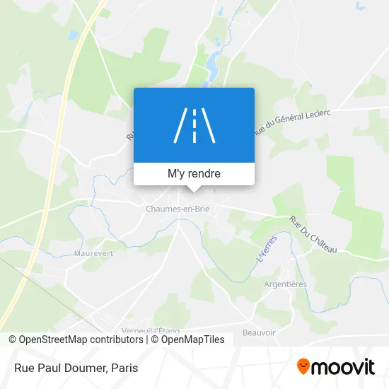 Rue Paul Doumer plan