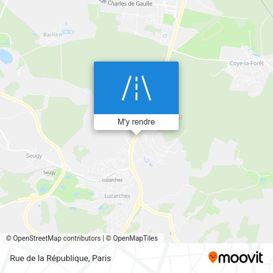 Rue de la République plan