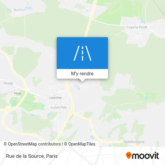 Rue de la Source plan