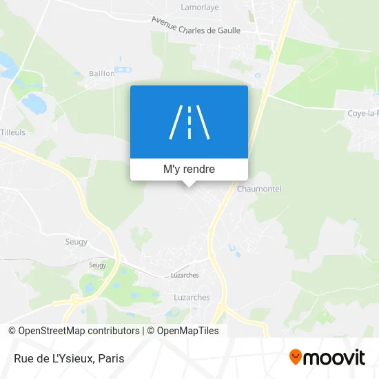 Rue de L'Ysieux plan