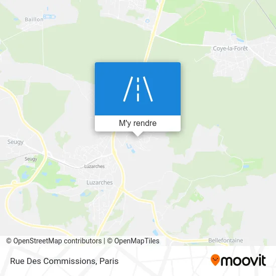 Rue Des Commissions plan