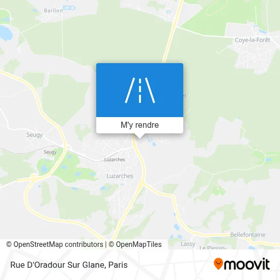 Rue D'Oradour Sur Glane plan