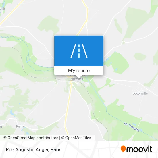 Rue Augustin Auger plan