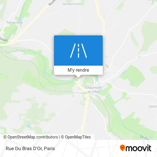 Rue Du Bras D'Or plan