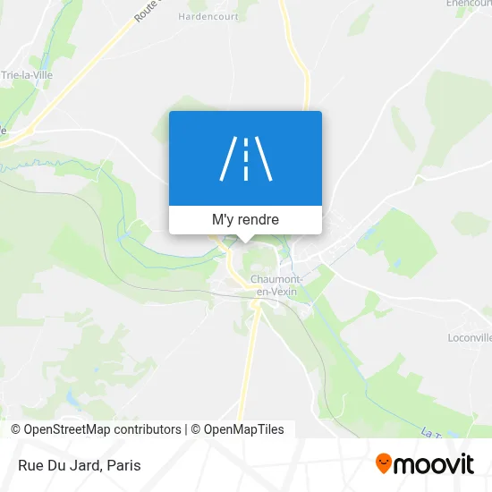 Rue Du Jard plan