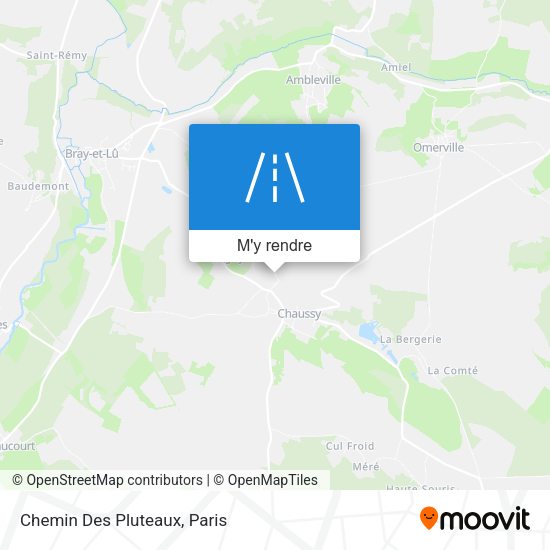 Chemin Des Pluteaux plan