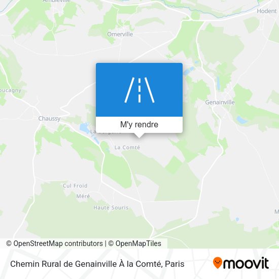 Chemin Rural de Genainville À la Comté plan