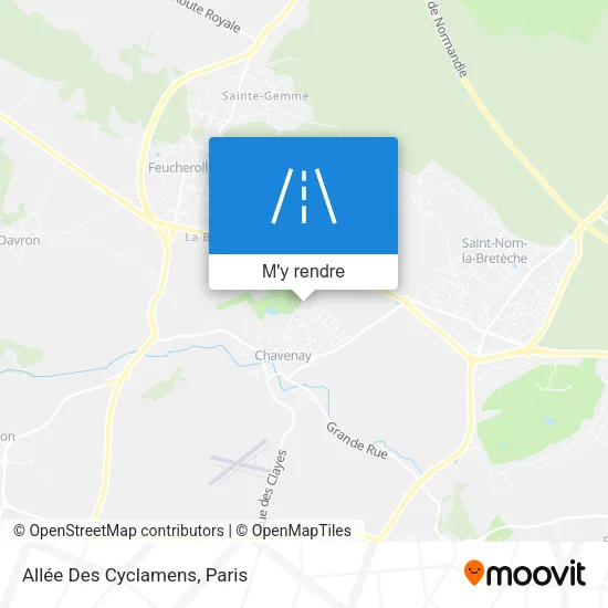 Allée Des Cyclamens plan