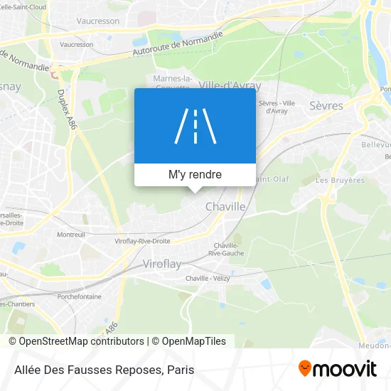 Allée Des Fausses Reposes plan