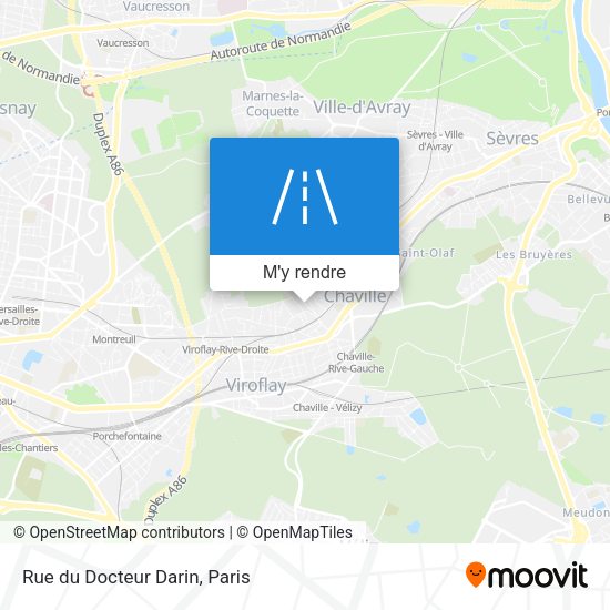 Rue du Docteur Darin plan