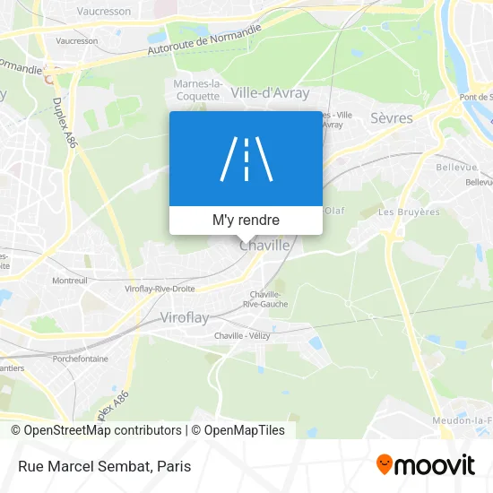 Rue Marcel Sembat plan