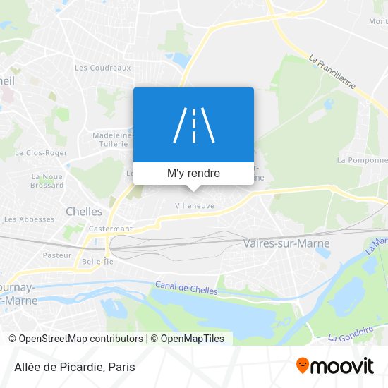 Allée de Picardie plan