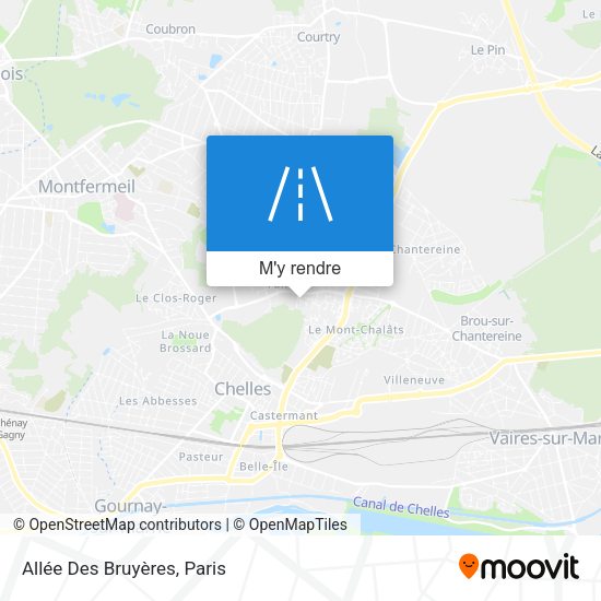 Allée Des Bruyères plan