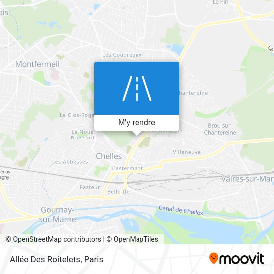 Allée Des Roitelets plan