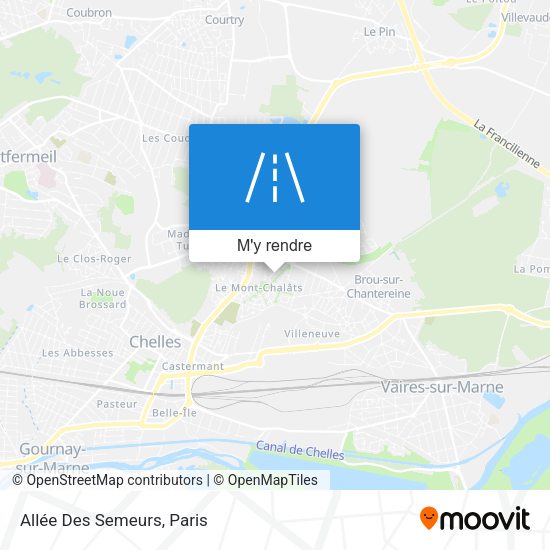 Allée Des Semeurs plan