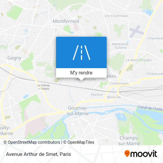 Avenue Arthur de Smet plan