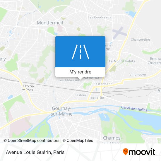 Avenue Louis Guérin plan