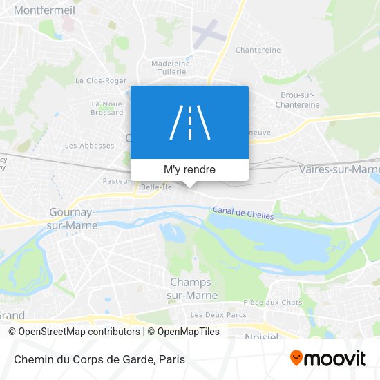 Chemin du Corps de Garde plan