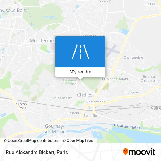 Rue Alexandre Bickart plan