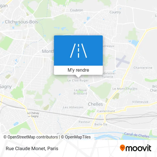 Rue Claude Monet plan
