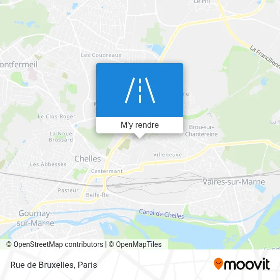 Rue de Bruxelles plan