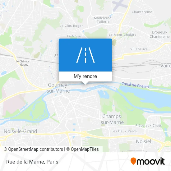 Rue de la Marne plan