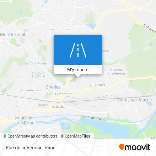 Rue de la Remise plan