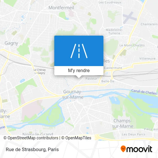 Rue de Strasbourg plan