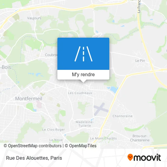 Rue Des Alouettes plan