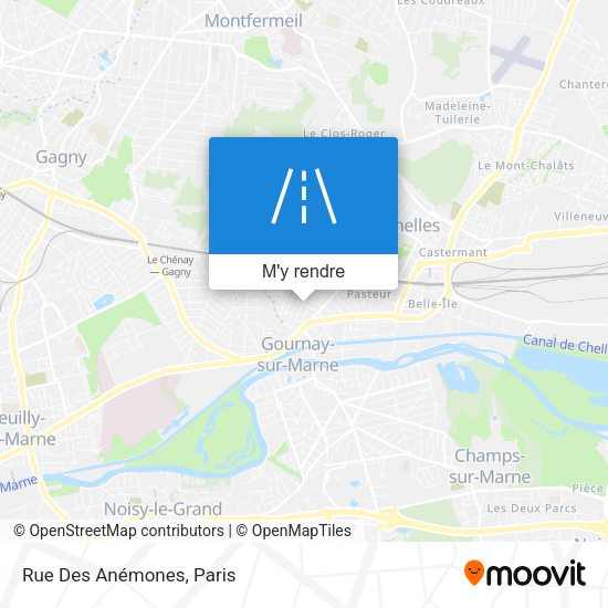 Rue Des Anémones plan