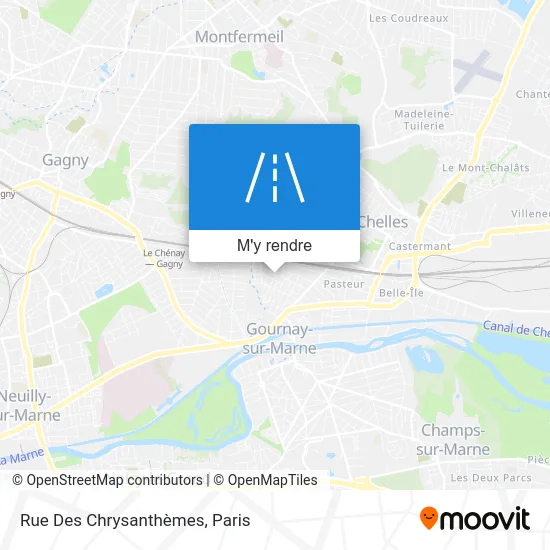 Rue Des Chrysanthèmes plan