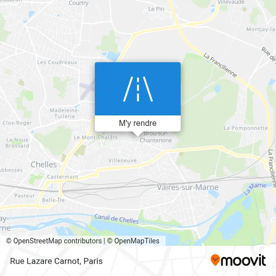 Rue Lazare Carnot plan