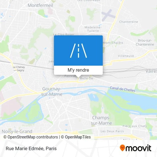 Rue Marie Edmée plan