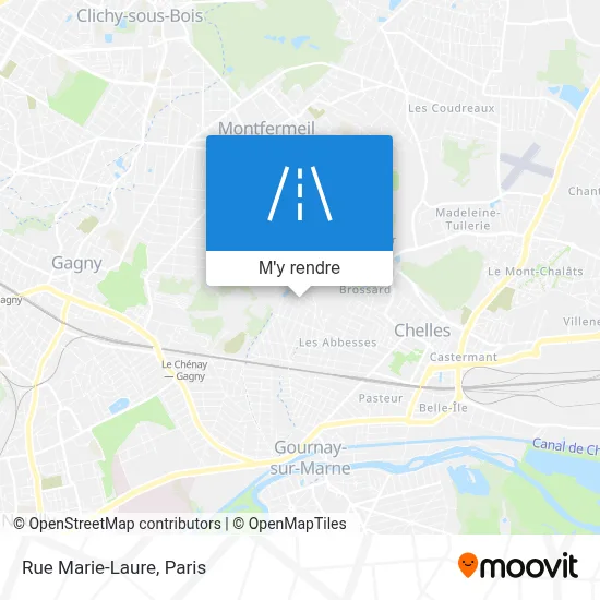 Rue Marie-Laure plan