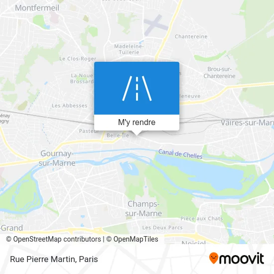 Rue Pierre Martin plan