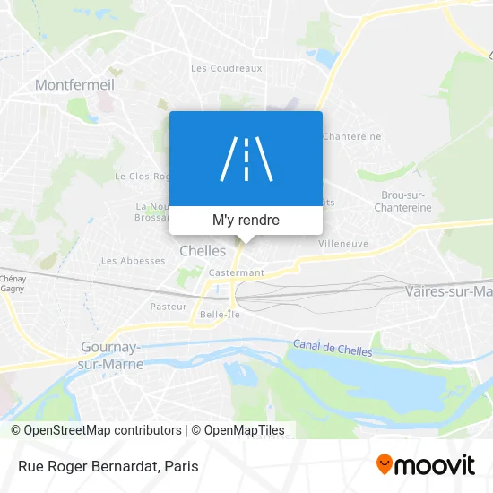 Rue Roger Bernardat plan