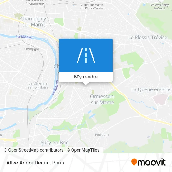Allée André Derain plan