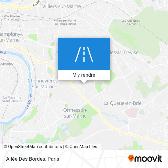 Allée Des Bordes plan